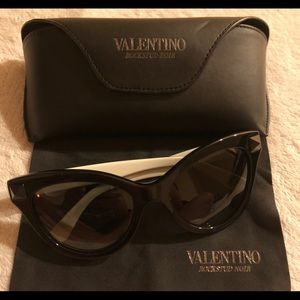 Valentino Rockstud Noir Cat Eye Sunglasses